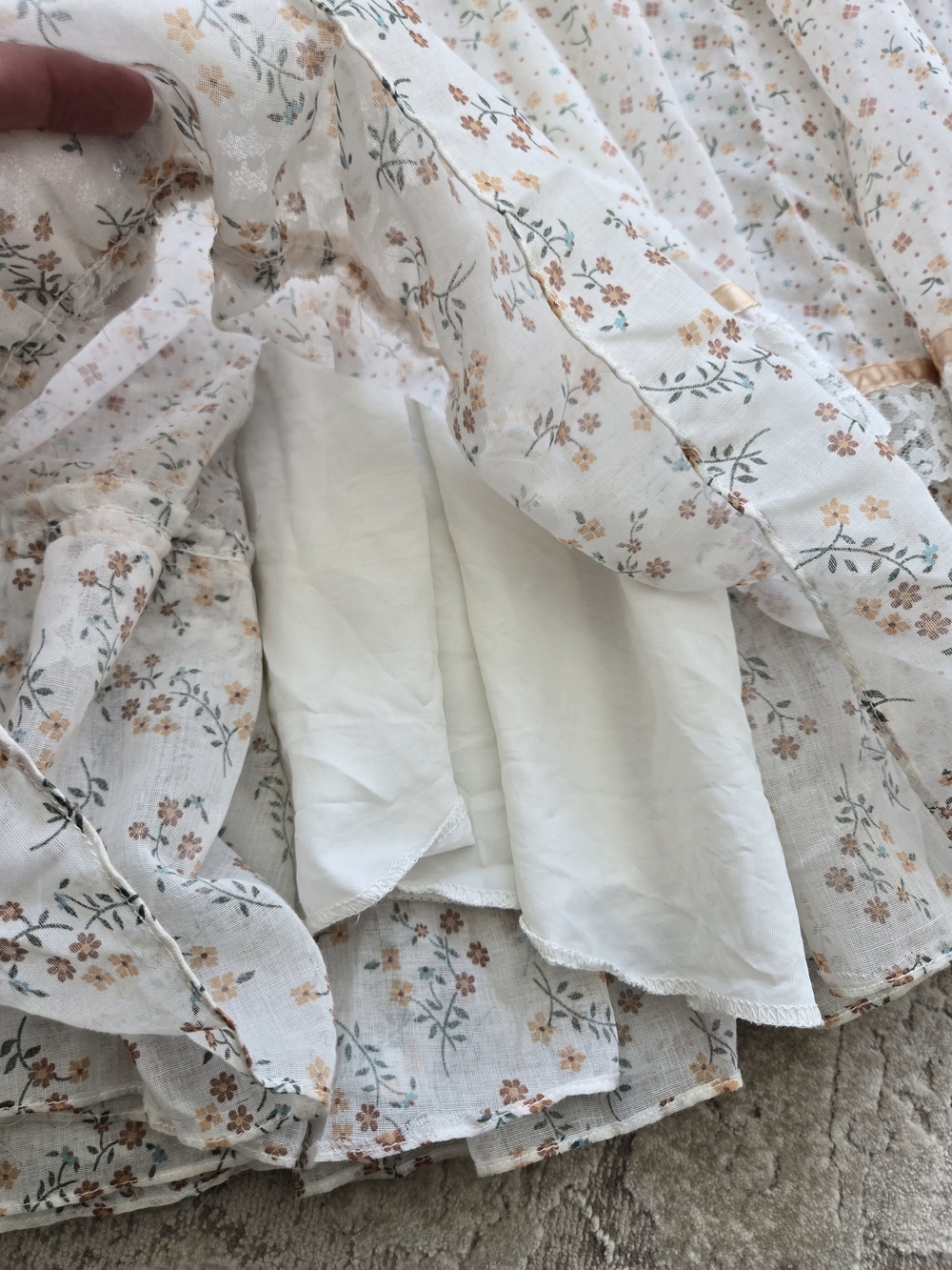 Gold Label Gunne Sax by Jessica San Fransisco Vintage 70s Calico Maxi Dress - Picture 7 of 13